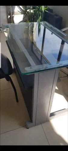 Mesa vidro escritório