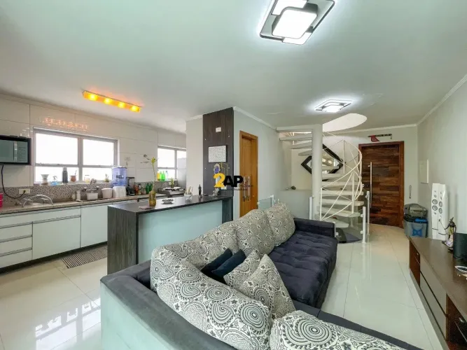 Cobertura à venda em São Paulo-SP, bairro Jardim Fonte do Morumbi: 3 quartos, 1 sala, 1 ba