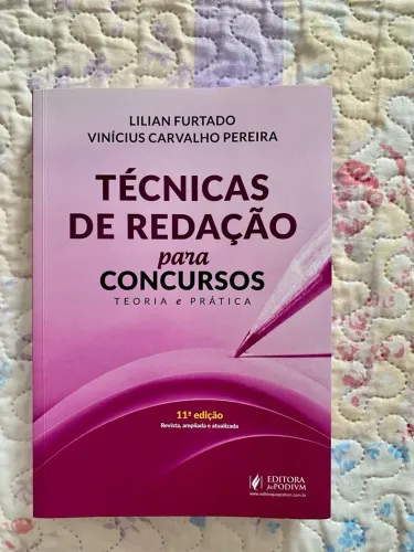 Livro Técnicas De Redação Para Concursos - Teoria e Prática - 11° Edição (2024)