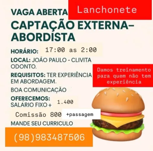 Vaga atendente abordista 