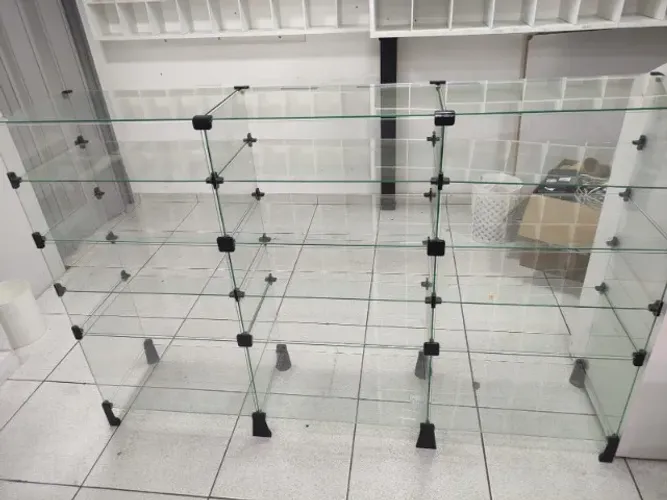 Estante de Vidro Modulado 1.5mt x 1mt