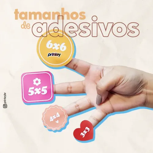 Adesivo Recortado de Vinil ou Papel