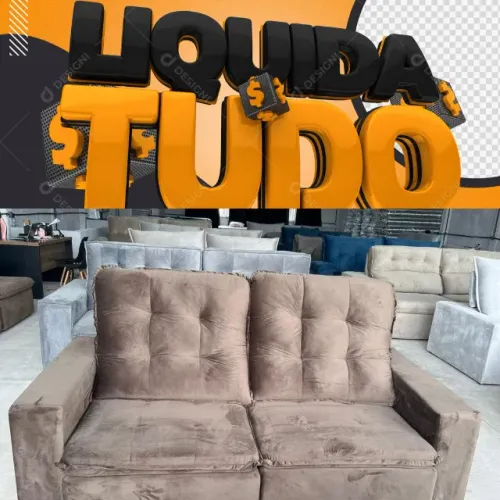 Sofa Retratil 3 Lugares Super liquidação