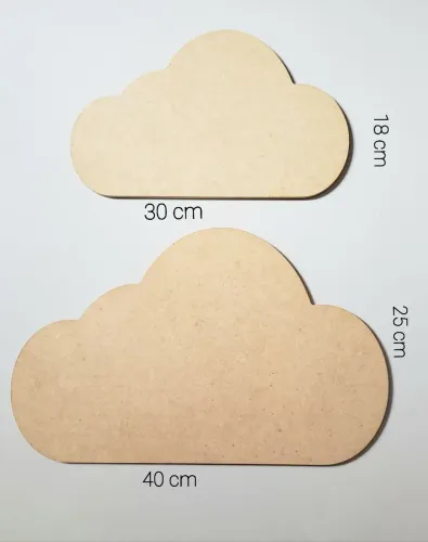 Kit de Nuvens de mdf cru 