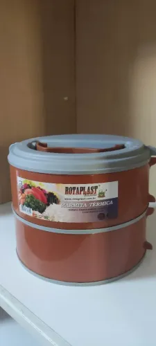 Marmita térmica NOVA  para almoço e janta 