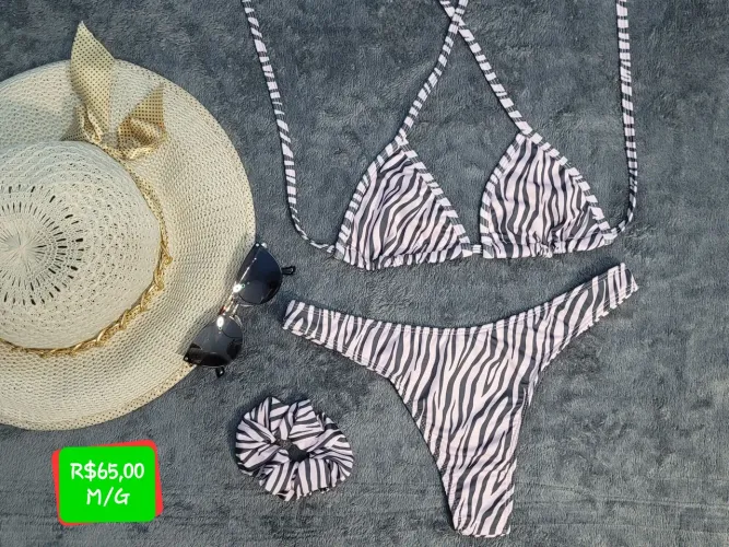 Biquíni zebra M/G