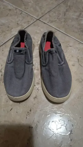 Tênis Slip On Cinza Mini Reserva Original