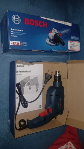 KIT BOSCH ( NOVO ) ESMERILHADEIRA + FURADEIRA