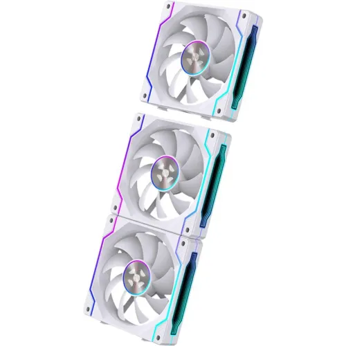 KIT 3 FAN SEM FIO FORTREK TWISTER BRANCO/PRETO