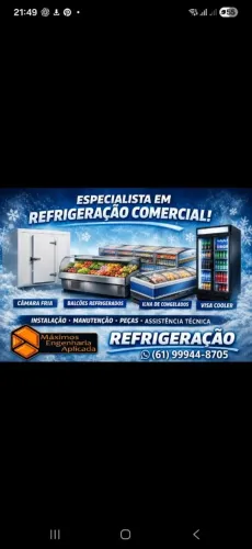 Serviços de Refrigeração Comercial - Mercados e Padarias (Orçamento)