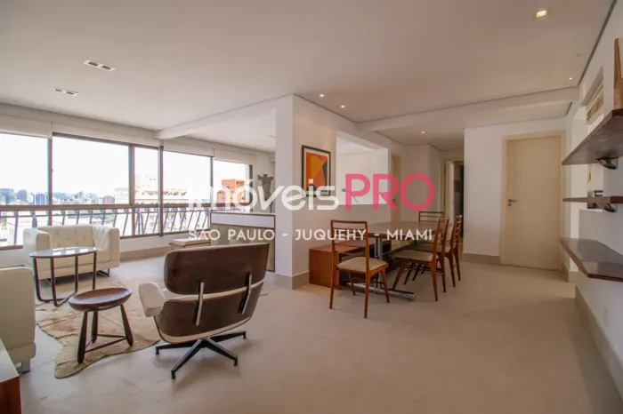 Apartamento mobiliado para locação no Jardim Paulista ? 2 dormitórios, 2 vagas, 123 m²