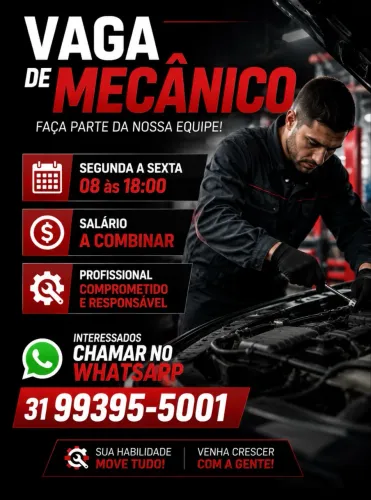 Vagas para mecânico