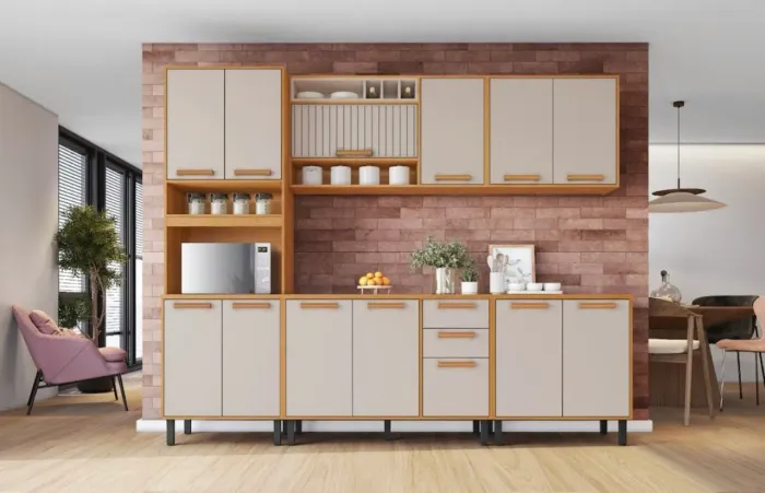 Conjunto de Cozinha Modular Rose Gold Elegance