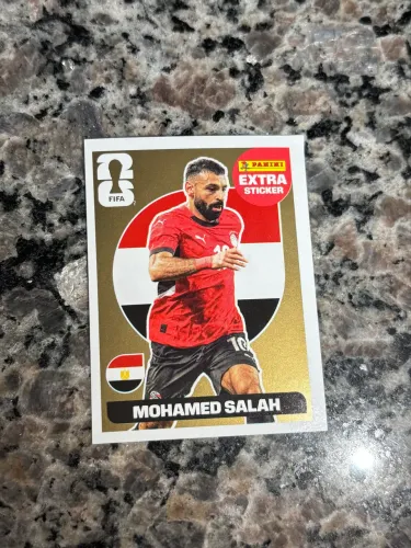 Figurinha Copa Mohamed Salah Ouro