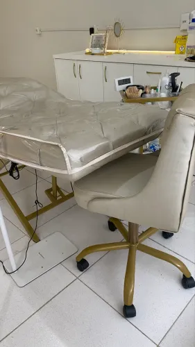 Mocho luxo para Studio de beleza, cor perolado 