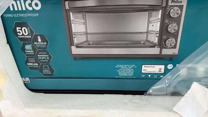 Forno elétrico Philco novo