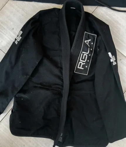 KIMONO RENZO GRACIE LOS ANGELES PRETO ELITE A2