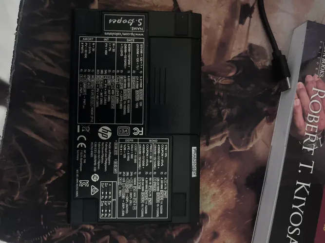 Calculadora financeira marca HP