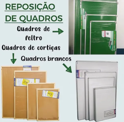 Lousa escolar, Temos em todos os tamanhos 