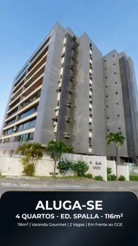 Apartamento 4 Quartos Ed. Spalla Av. Senador Ruy Carneiro - Tambaú