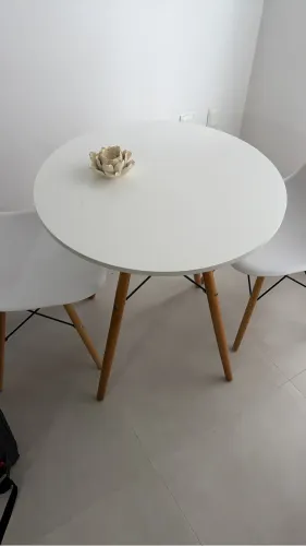 Mesa estilo industrial 2 lugares