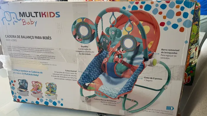 Cadeira de balanço para bebês - Multikids 
