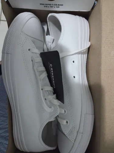 Tênis Converse All Star, todo branco, original, na caixa, NOVO SEM USO, tamanho 43