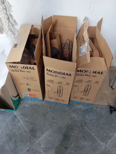 Ventiladores novo na caixa