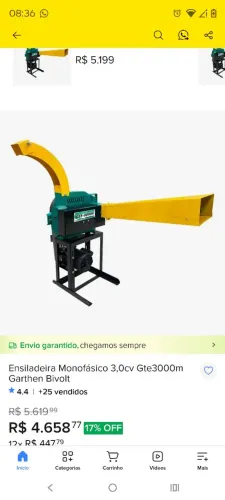 ensiladeira garthen 3000