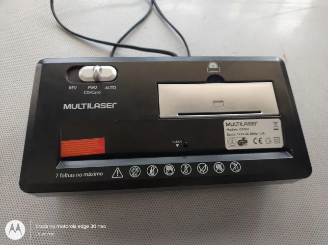 Fragmentadora de papel 