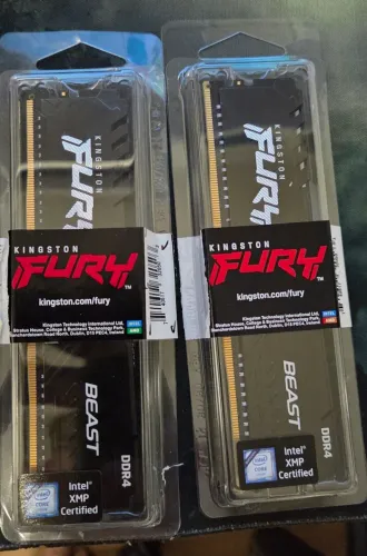 Memoria RAM DDR 4 Kingston Fury Beast 16gb (2x8gb) para Desktop