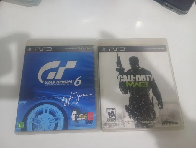 Jogos ps3 calma of duty mw3 gran turismo 6