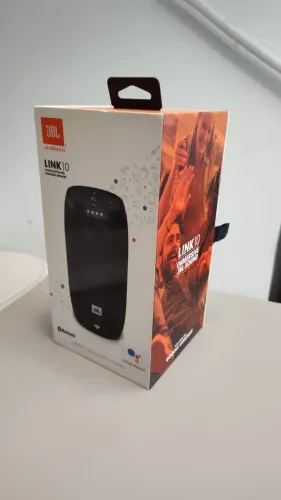 Caixa de Som Alto-Falante Bluetooth Portátil  JBL LINK 10  Google Assist