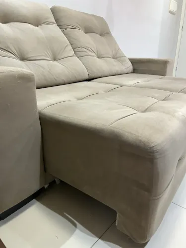 Sofá retrátil 3 lugares 