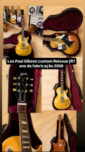 Les Paul Gibson custom Reissue (R7 ano de fabricação 2008
