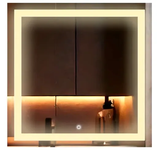 Espelho Led 3 cores - 50x50