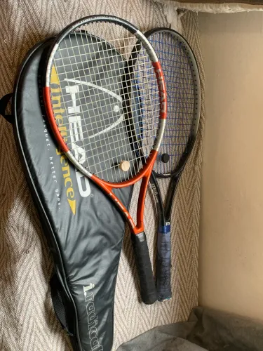 Kit 2 raquetes de tenis + bolsa para raquete