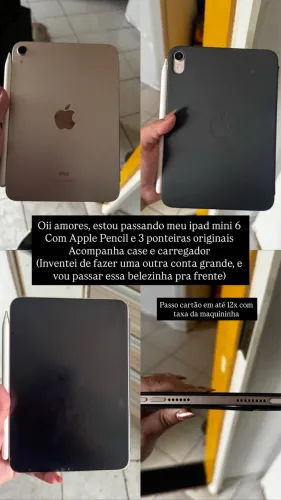 IPad mini 6 com Apple Pencil 