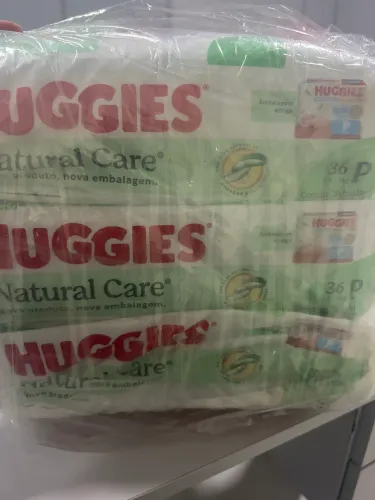 Fralda Huggies natural care 36 p