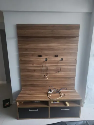 Rack com painel pra TV