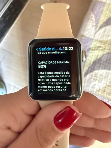 Relógio Apple Watch Série 3 38mm Prata ( Leia o anúncio)