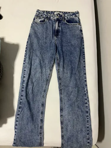 Calça Jeans Reta Usada