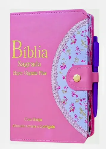 Bíblias Sagradas Com Harpa Letra Hipergigante (Novas E Lacradas)