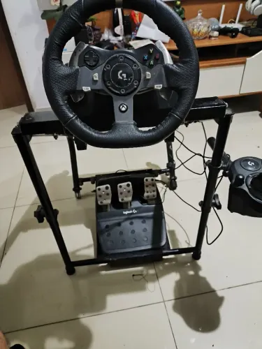 Volante Logitech G920 + Câmbio + Cockpit - Completo