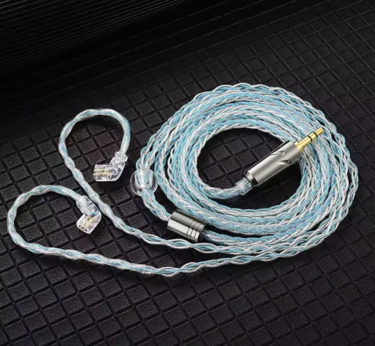Cabo QKZ T1 Para Fone de ouvido KZ Com Entrada 2 Pinos