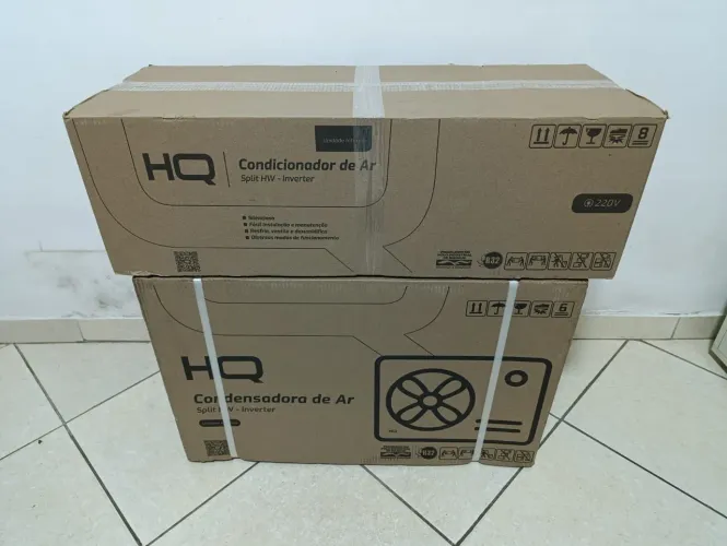 Split HQ 12 mil BTUs inverter lacrado, instalação inclusa!