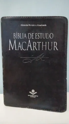 Bíblia De Estudo Macarthur Versão Antiga ARA Almeida Revista e Atualizada 