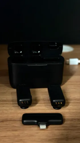 2 Microfones de Lapela para IPhone - Ulanzi J12