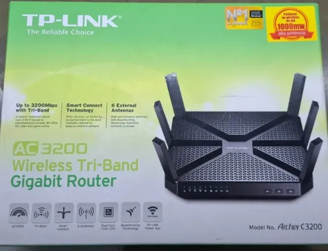 Roteador Wifi Tri-band AC3200