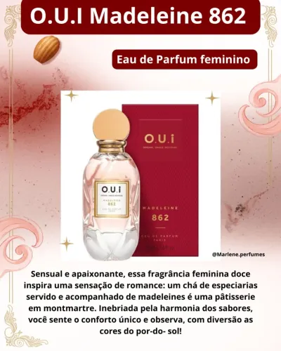 O.U.i Madeleine Eau de Parfum feminino, 75ml 